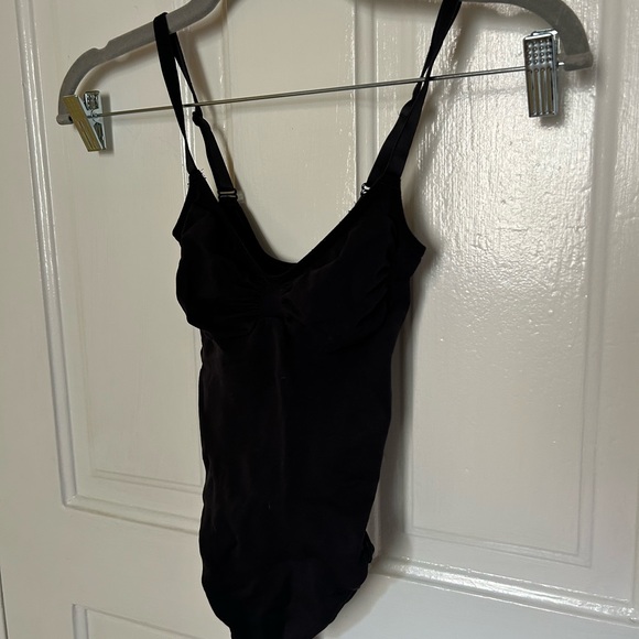 SKIMS Black thong bodysuit sz S - Picture 1 of 6